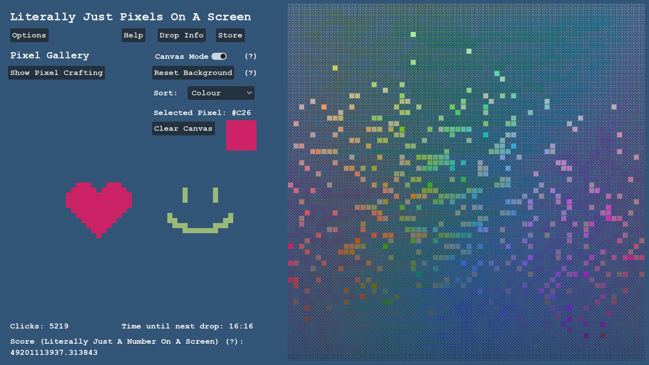 Literally Just Pixels On A Screen