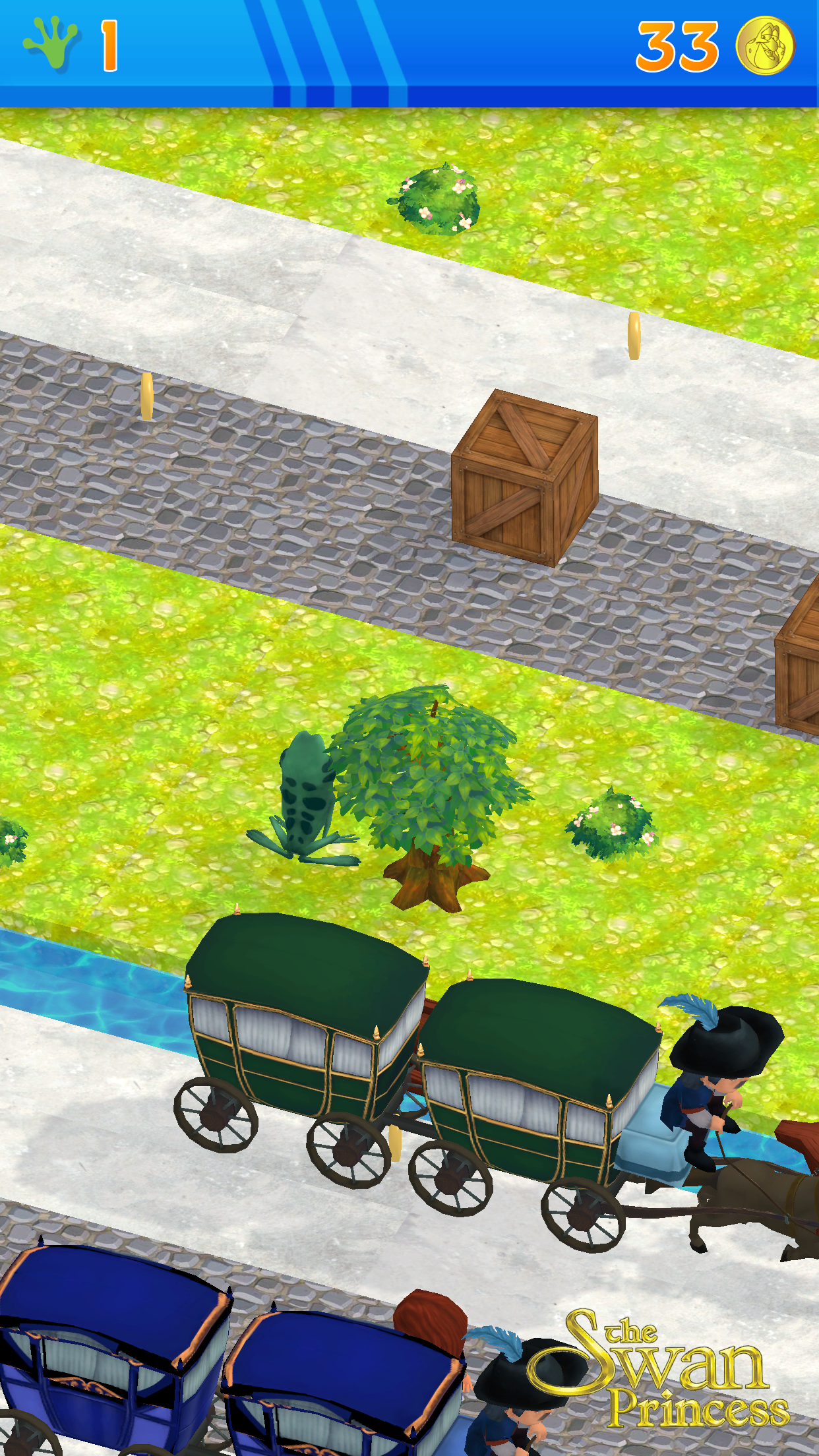 Swan Princess Gator Escape