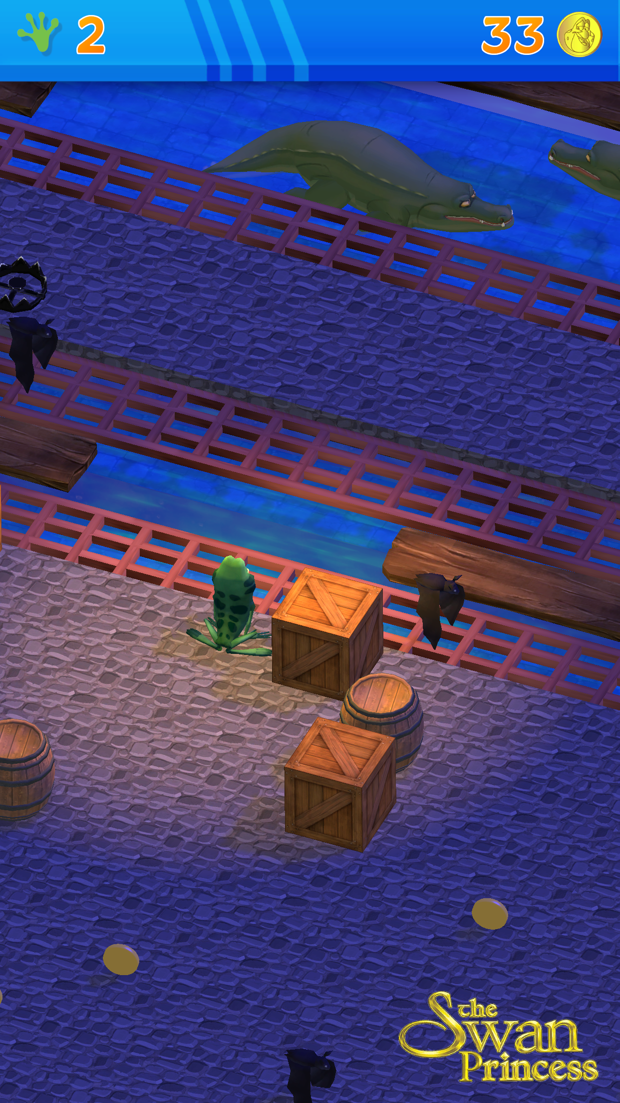 Swan Princess Gator Escape