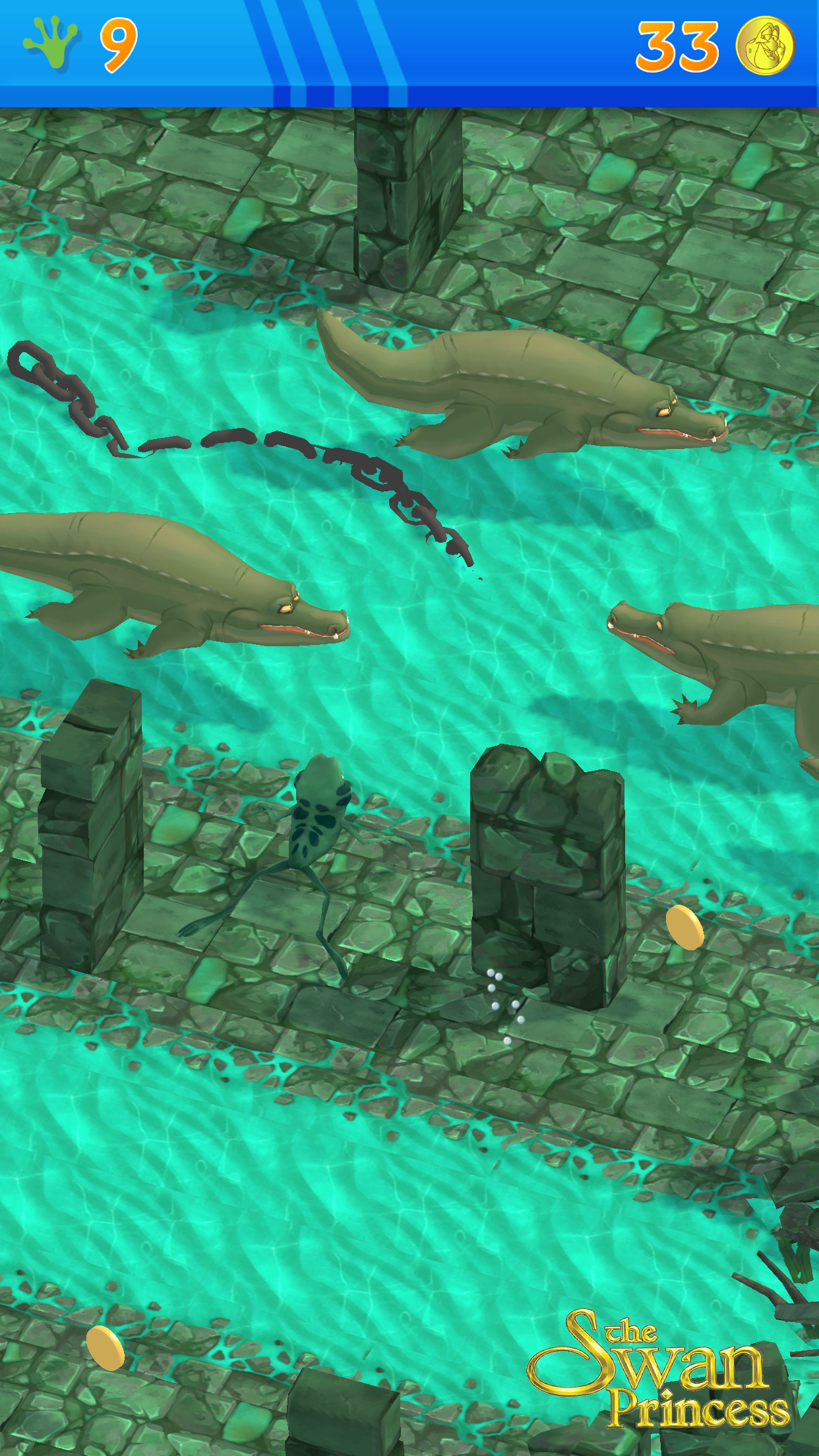 Swan Princess Gator Escape