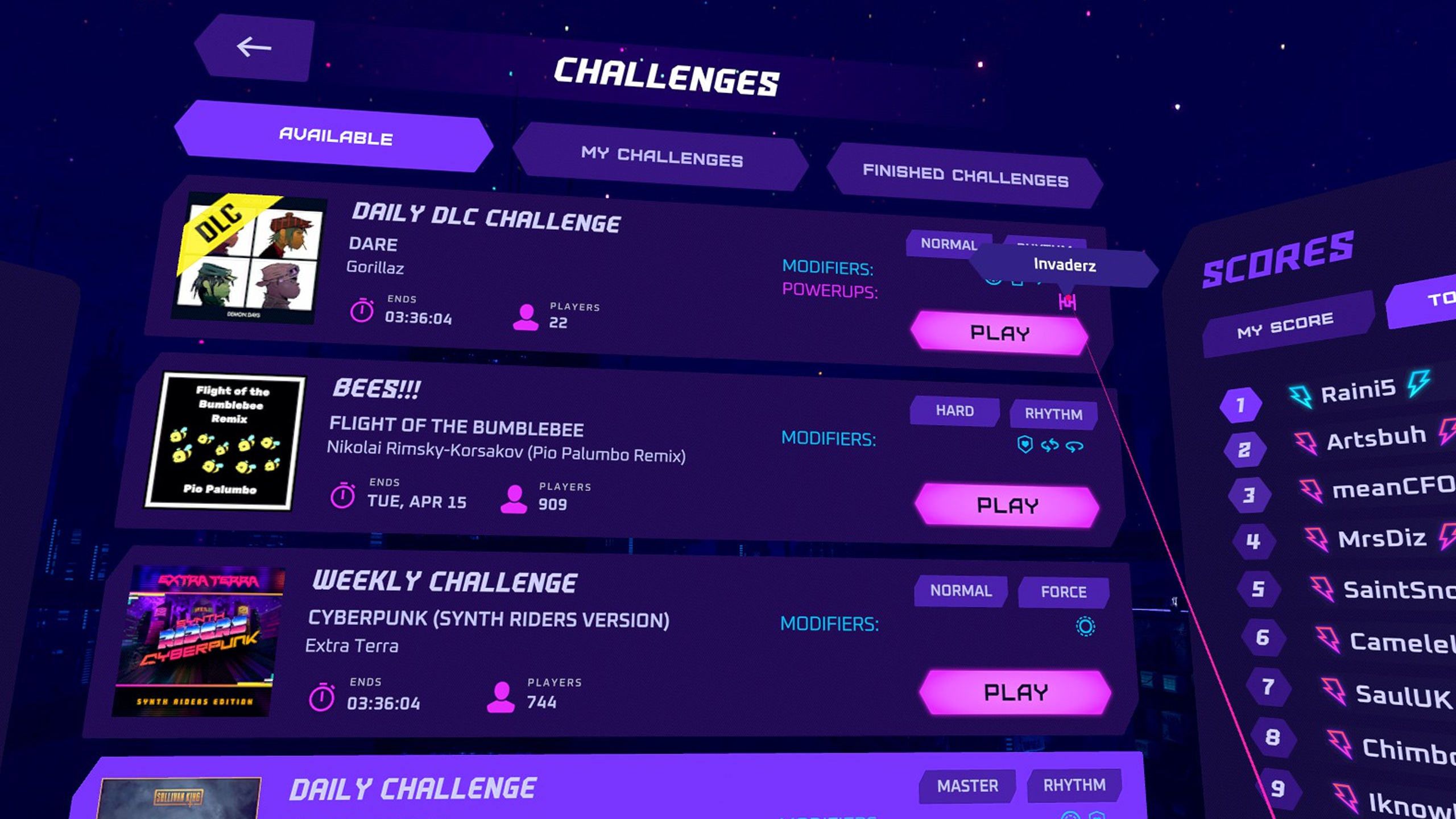 Synth Riders: Challenges+ Update