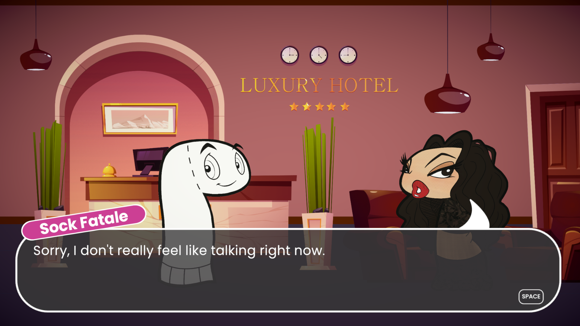 Sock Dating Simulator