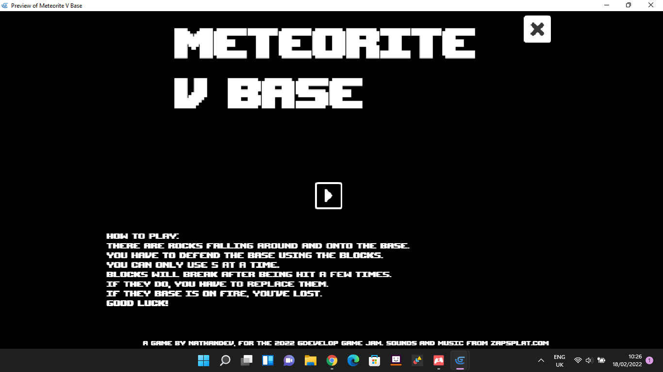 Meteorite V Base