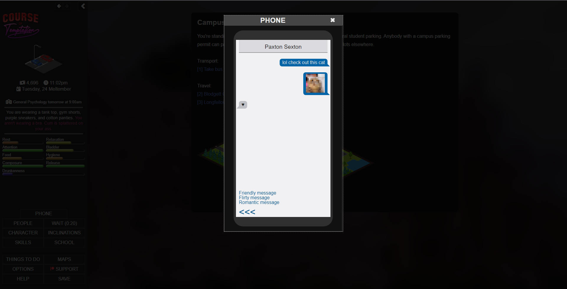 Course of Temptation