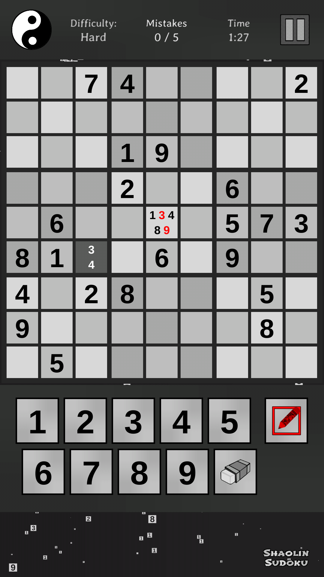 Shaolin Sudoku