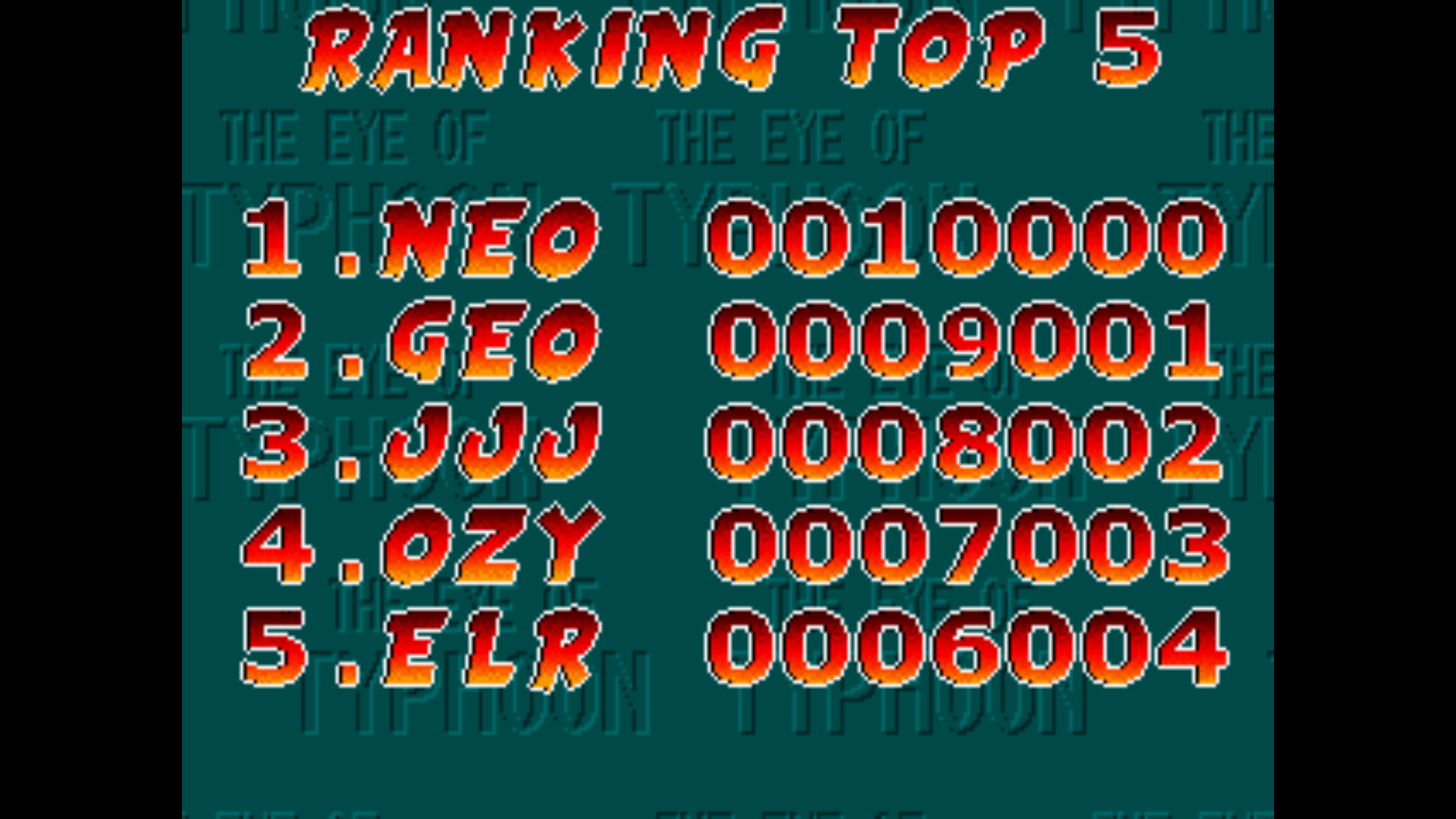 The Eye of Typhoon: Tsunami Edition/Saiki