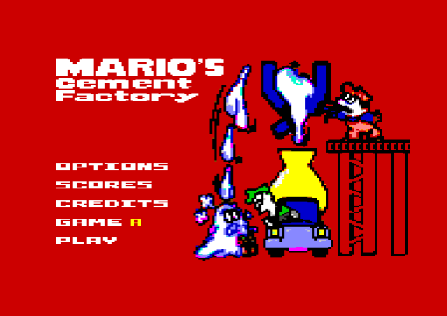 Mario’s Cement Factory C64