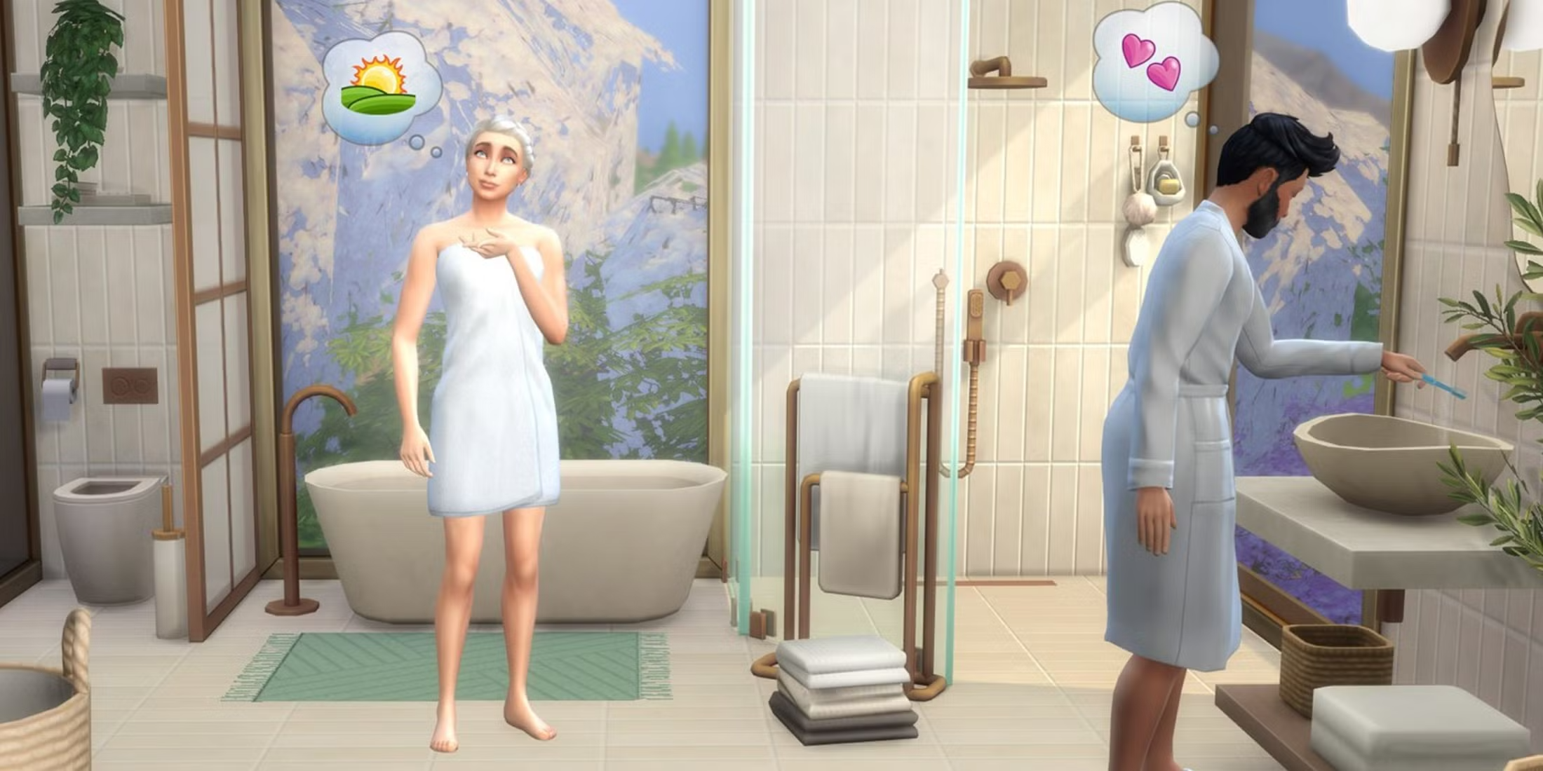 The Sims: 4 Sleek Bathroom Kit