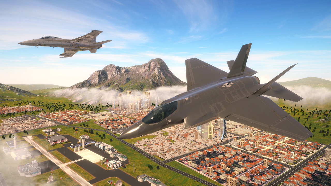 Airplane Flight Simulator: Combat Zone