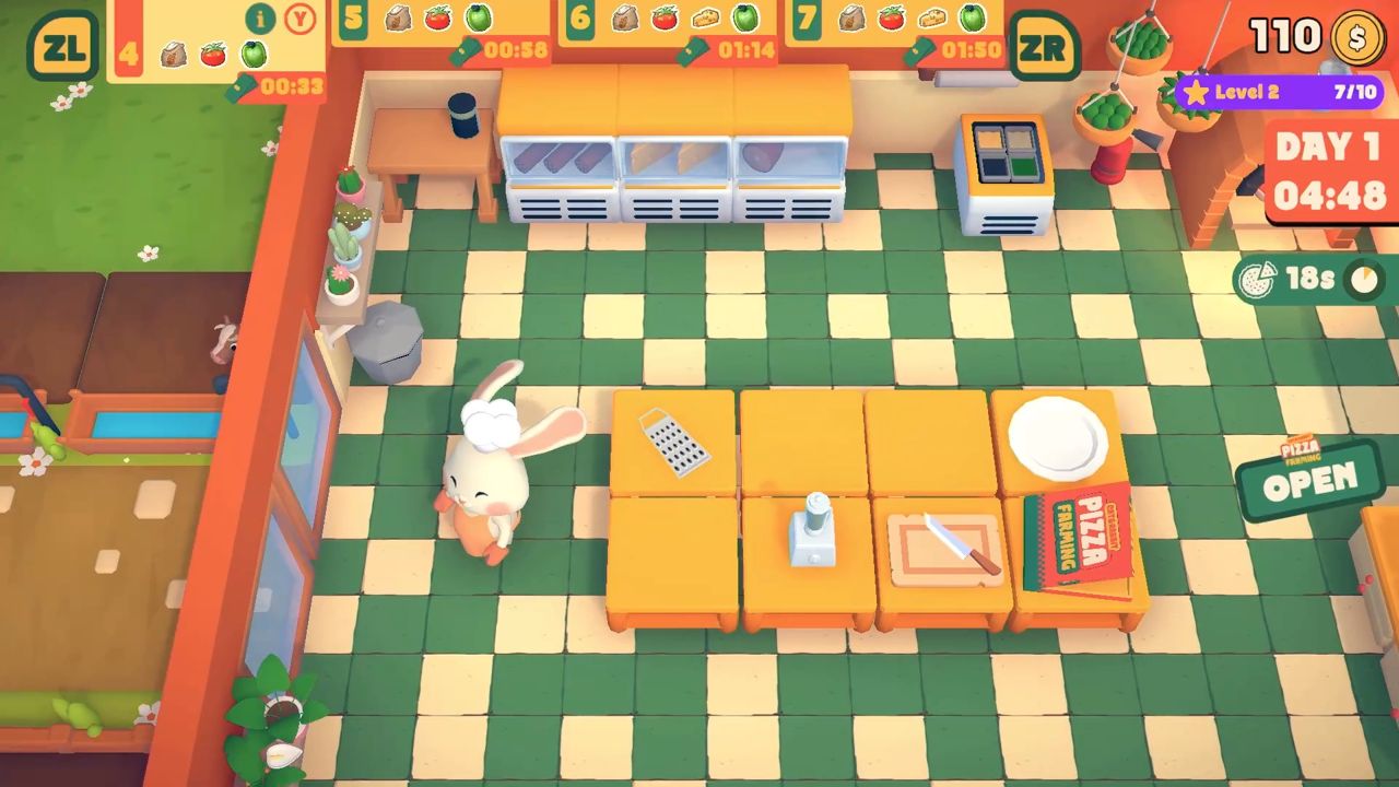 Cat &amp; Rabbit Pizza Farming