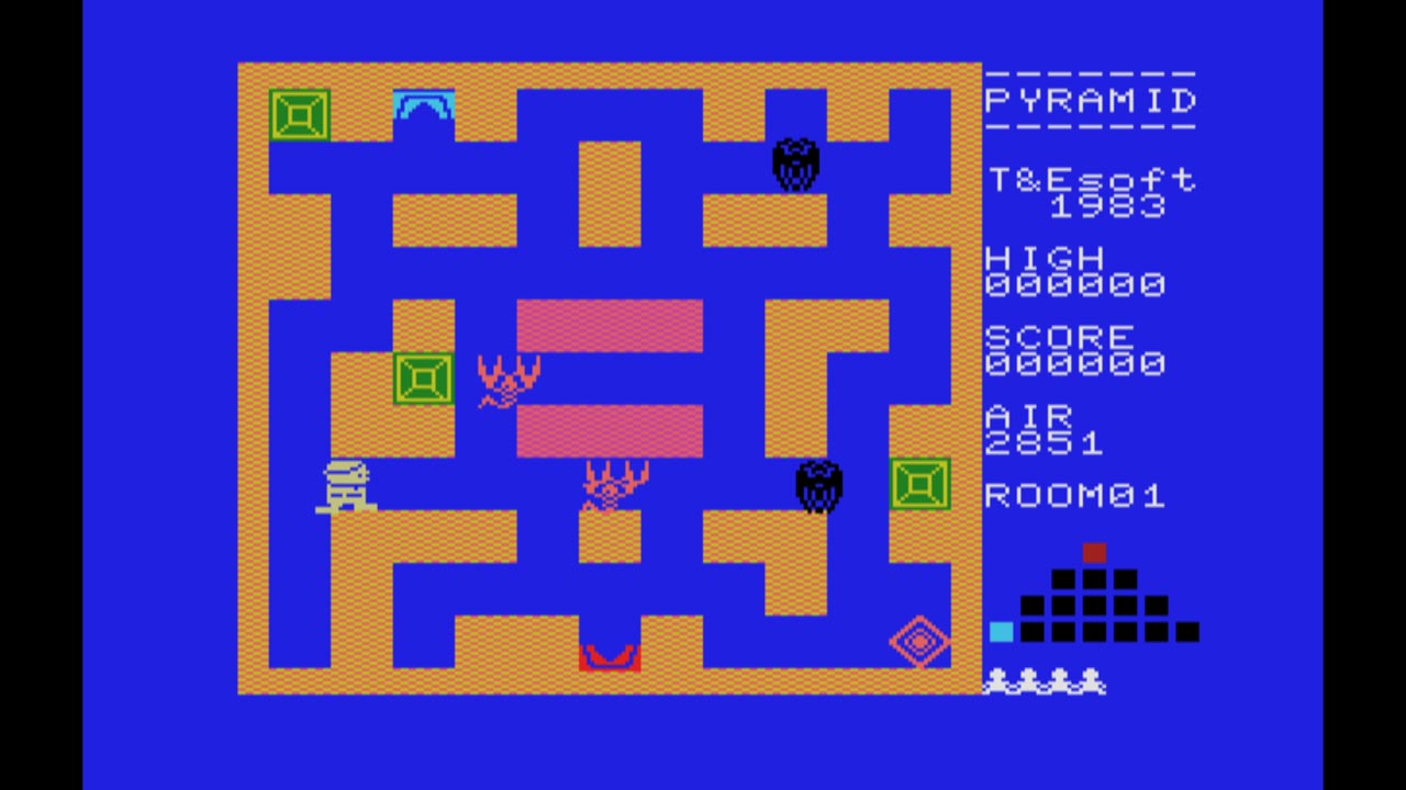 Eggconsole Pyramid Warp MSX