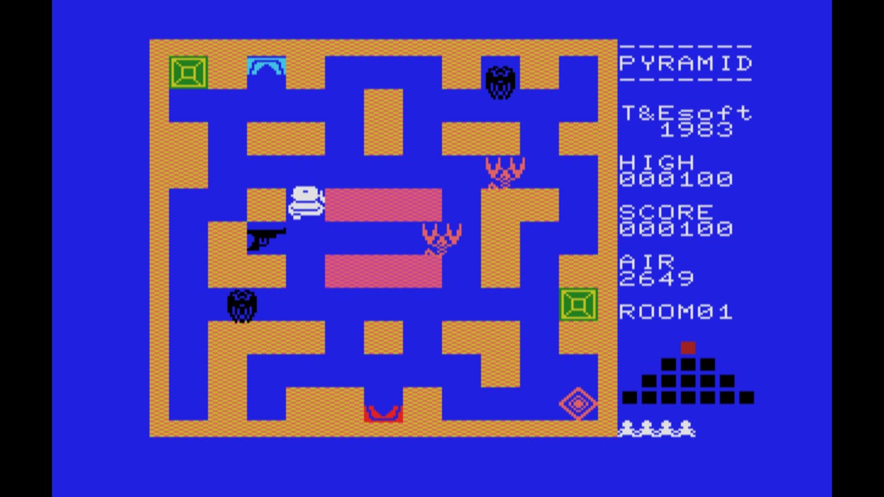 Eggconsole Pyramid Warp MSX