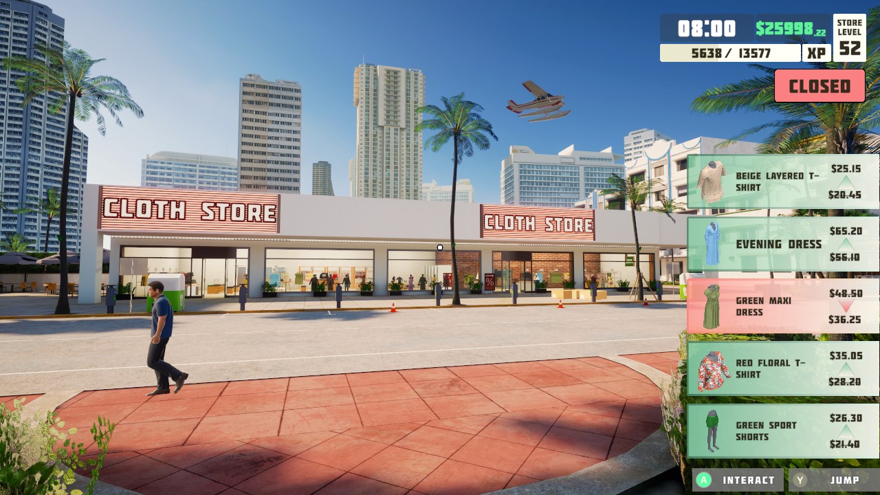 SiMarket Cloth Store Simulator