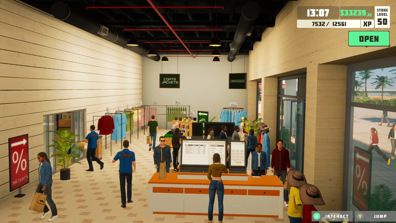SiMarket Cloth Store Simulator