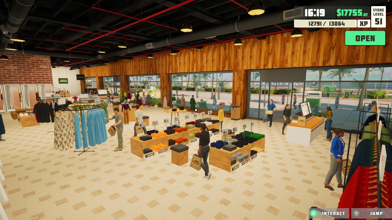 SiMarket Cloth Store Simulator