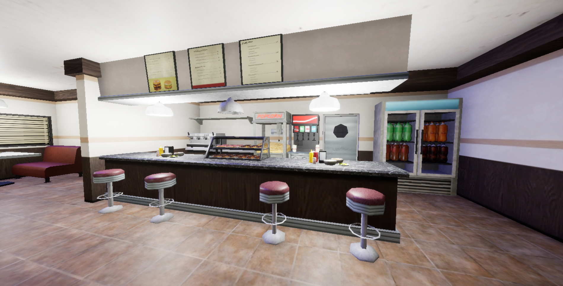 Looping Doors: Diner