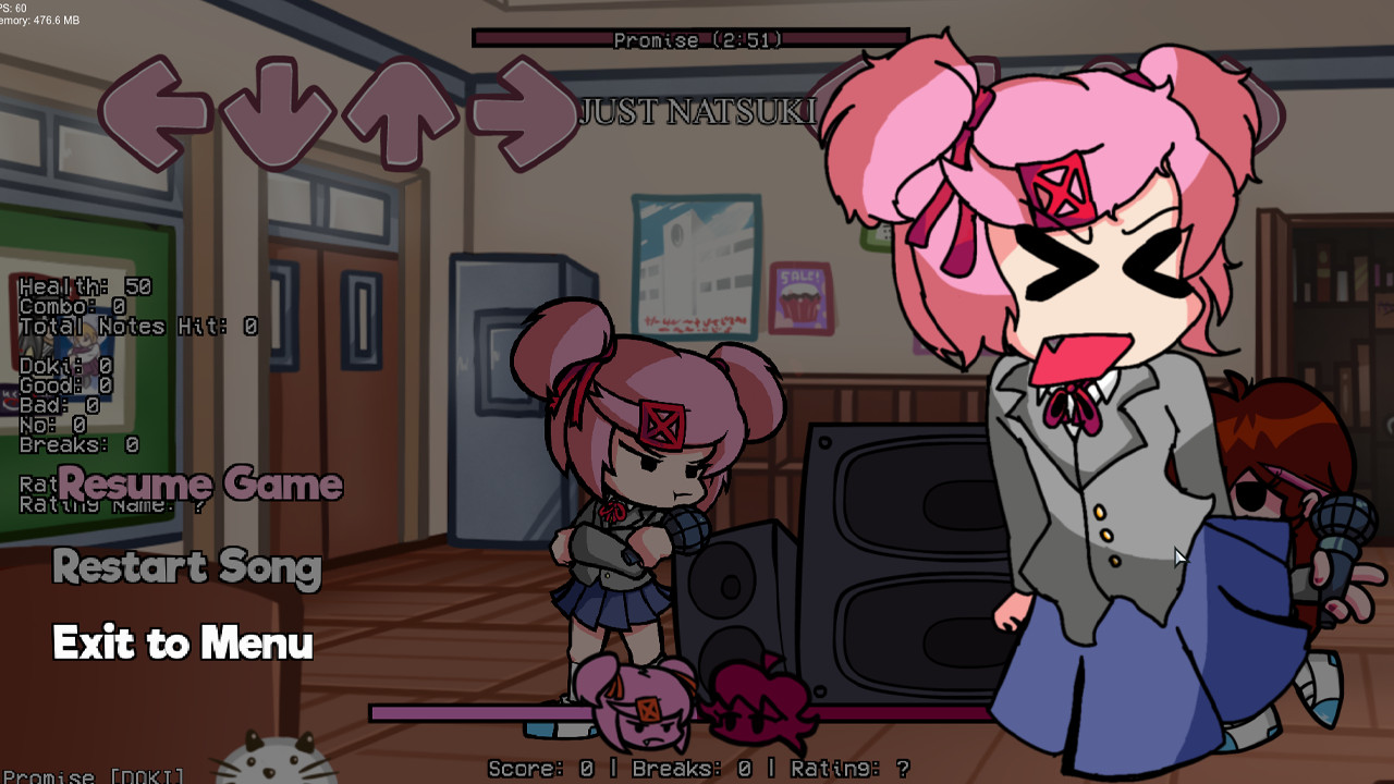 Friday Night Funkin’: Just Natsuki