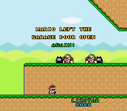 Mario Left the Garage Door Open Again!