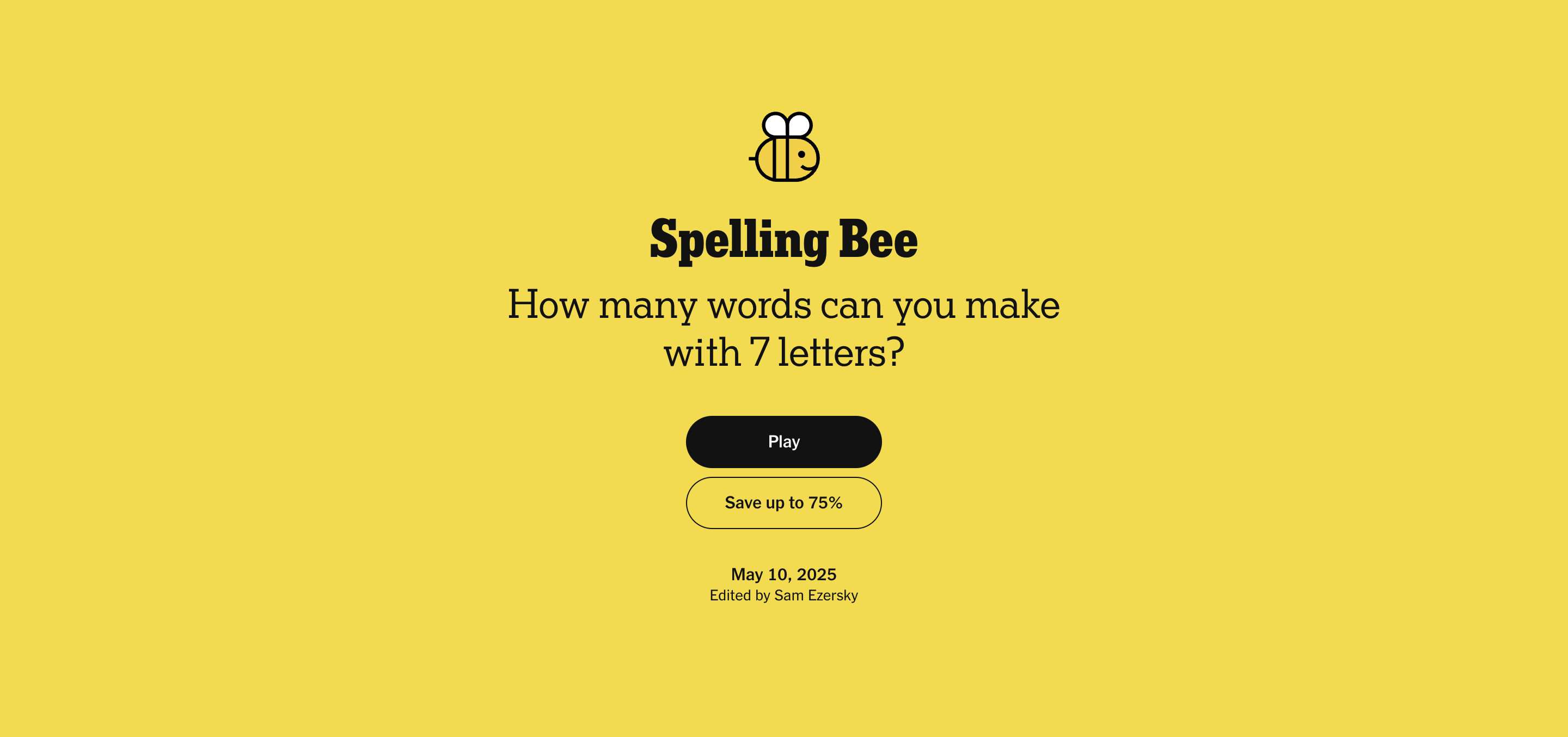 Spelling Bee