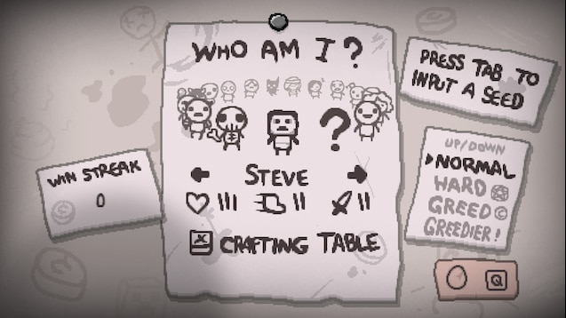 The Binding of Steve: Minecraft Crossover