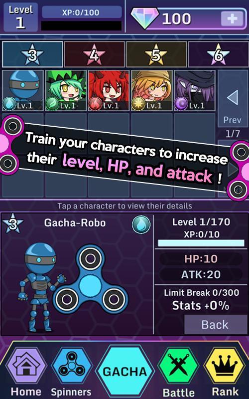 Anime Fidget Spinner Battle