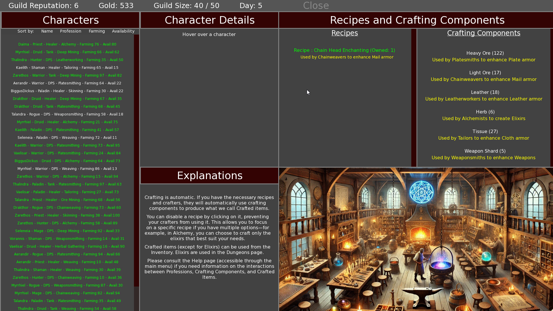 Heroes’ Call: A Casual Mmo Guild Sim