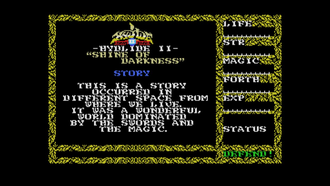 Eggconsole Hydlide II MSX