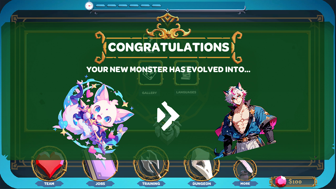 Dungeon of Love: Catch Monsters to Make a Perfect Anime Boyfriend