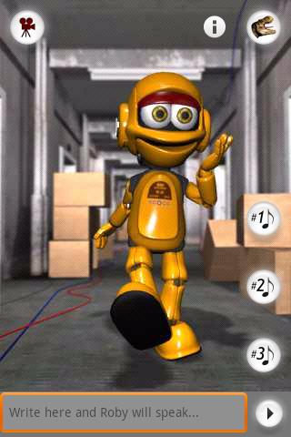 Talking Roby the Robot