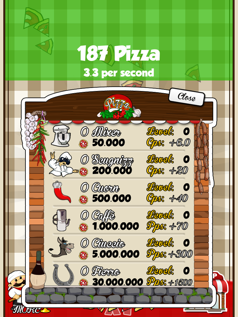 Pizza Clickers