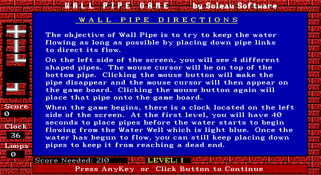 Wall Pipe