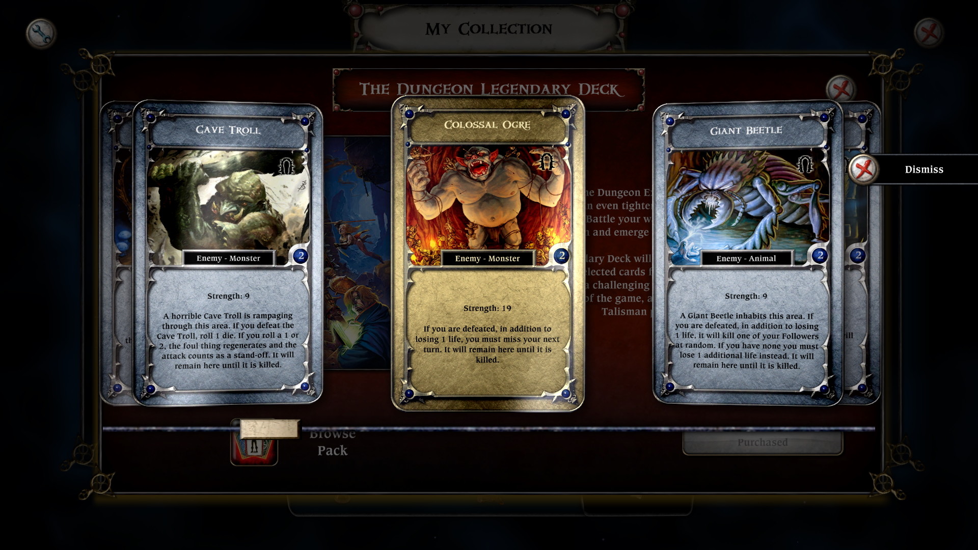 Talisman: The Dungeon Expansion – Legendary Deck
