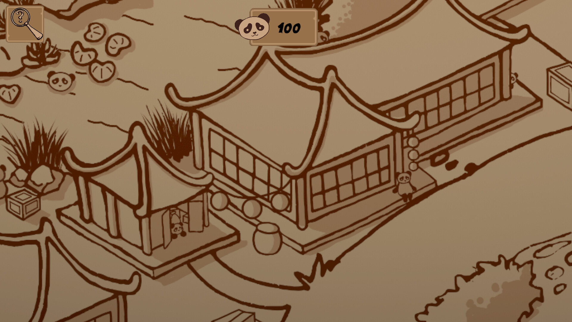 100 Hidden Pandas: Village