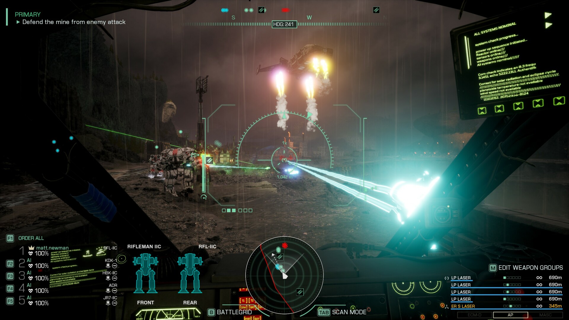 Mechwarrior 5: Clans – Ghost Bear Flash Storm