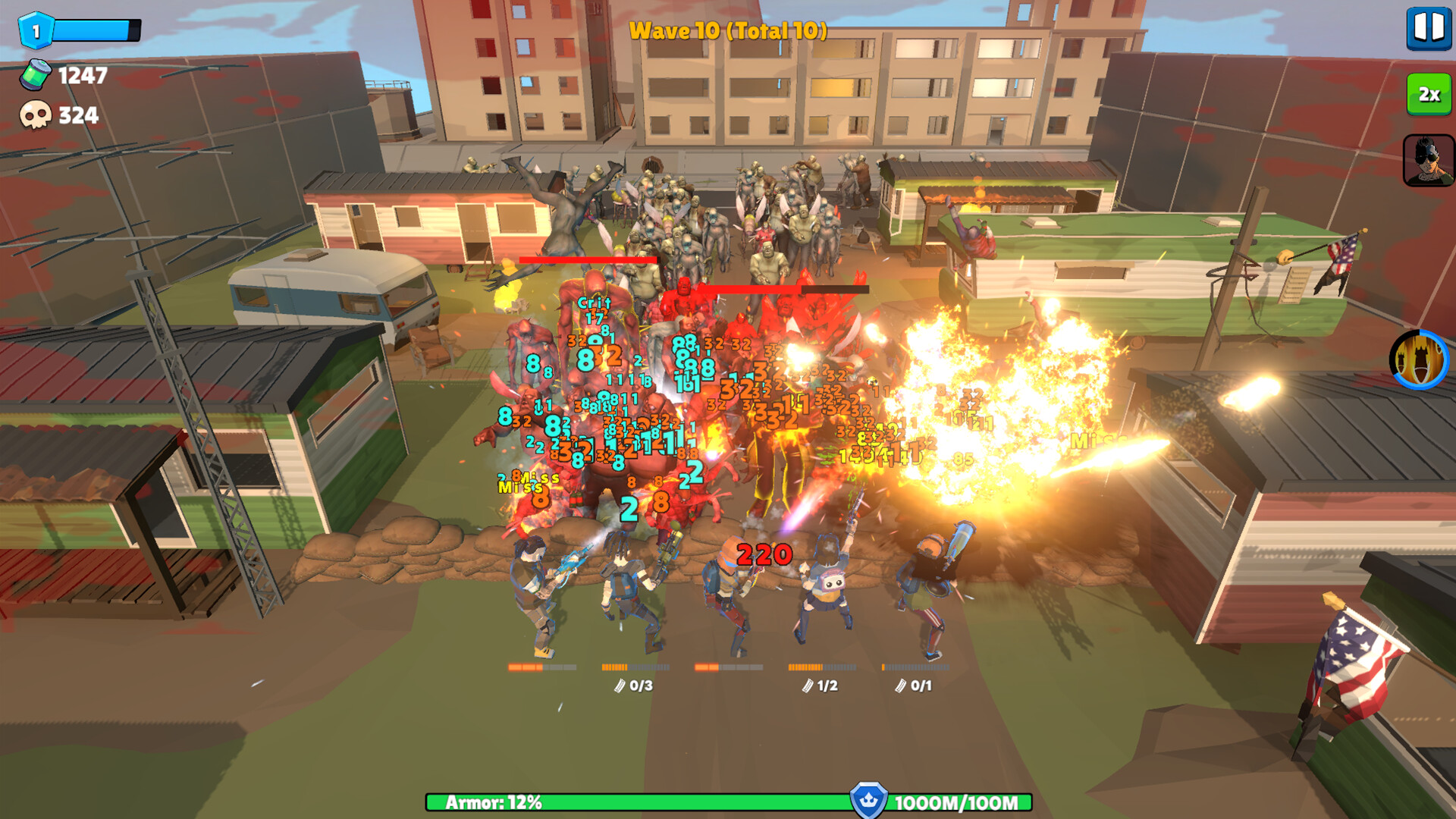 Idle Zombie Wave: Survivors