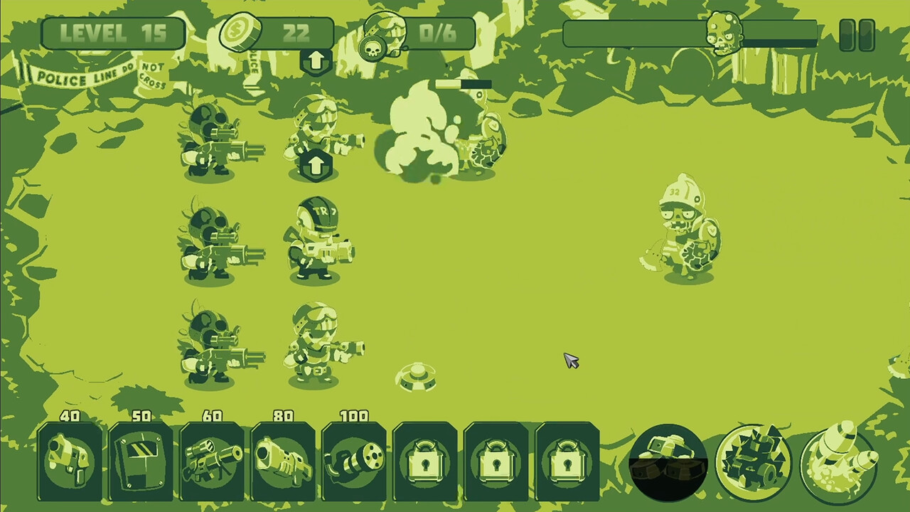 Soldiers vs. Zombies: Tower Defense
