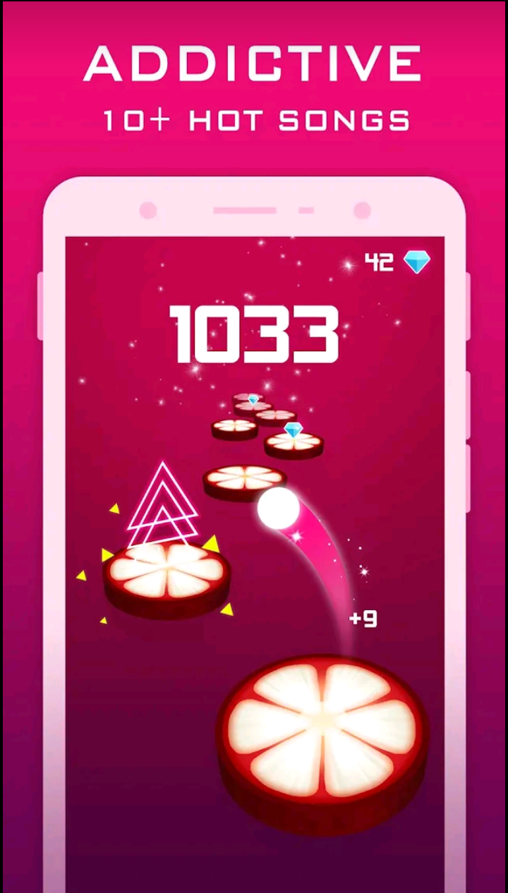 Splashy Tiles: Bouncing to the Beat