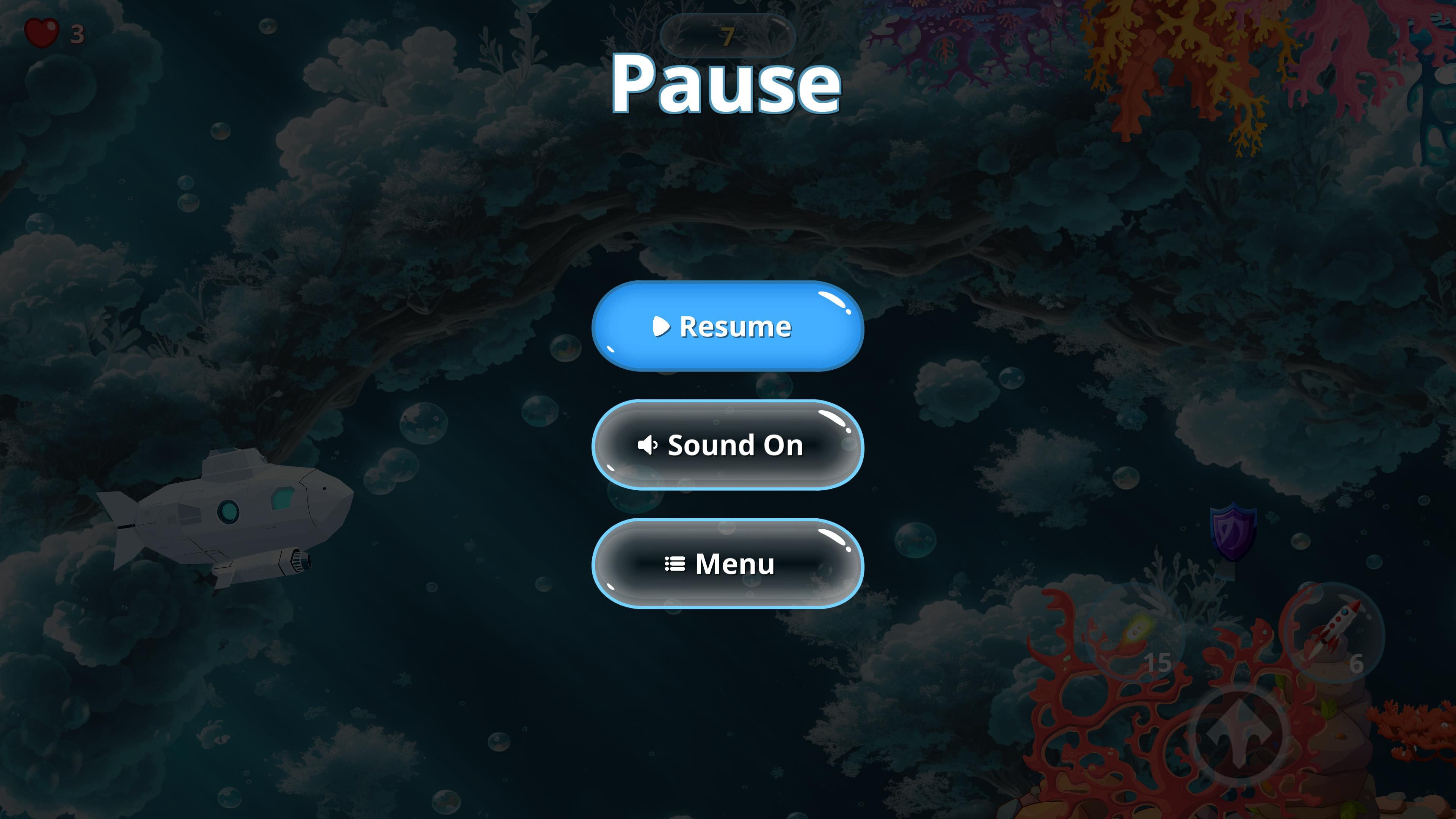 Underwater Submarine Rush