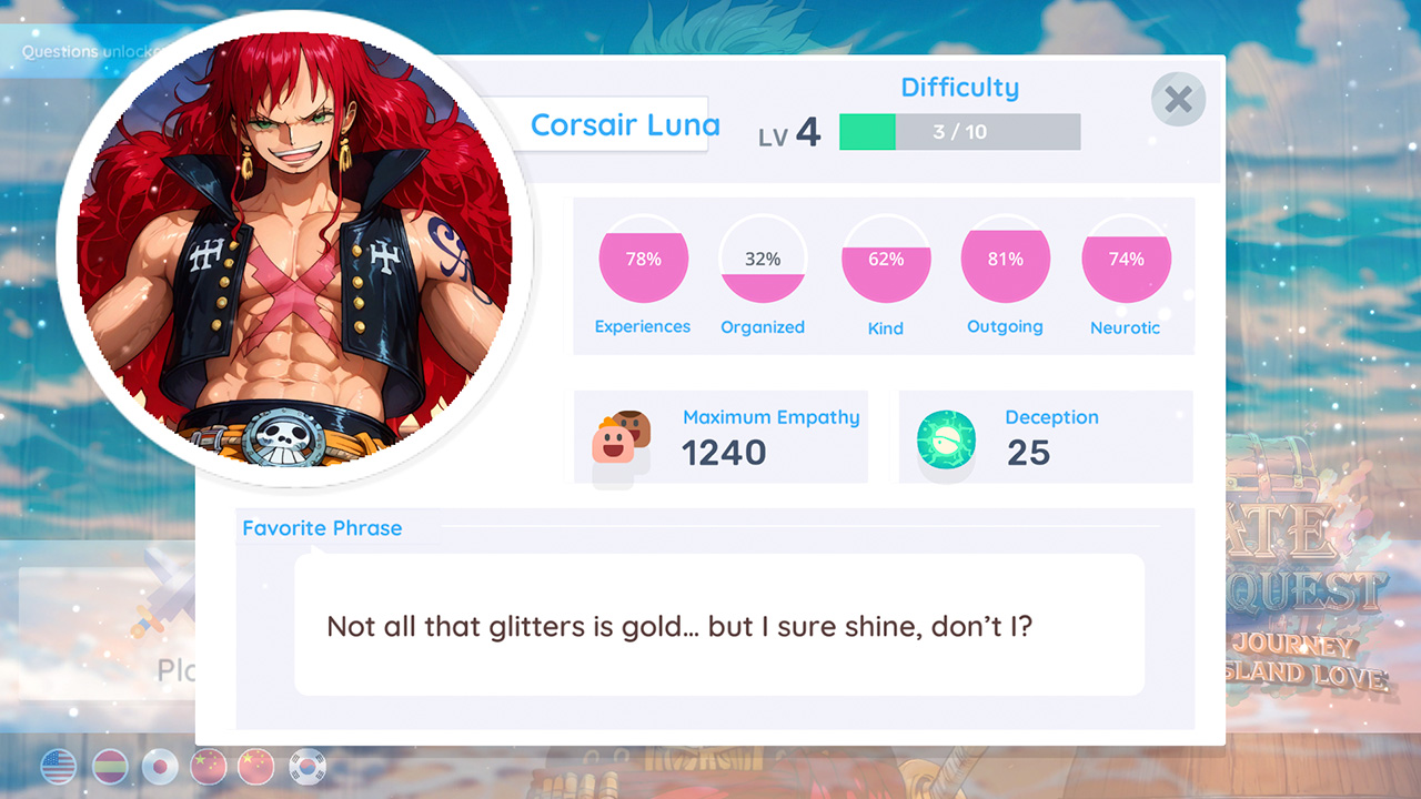 Pirate Anime Quest: One Boys’ Journey, A Piece of Island Love