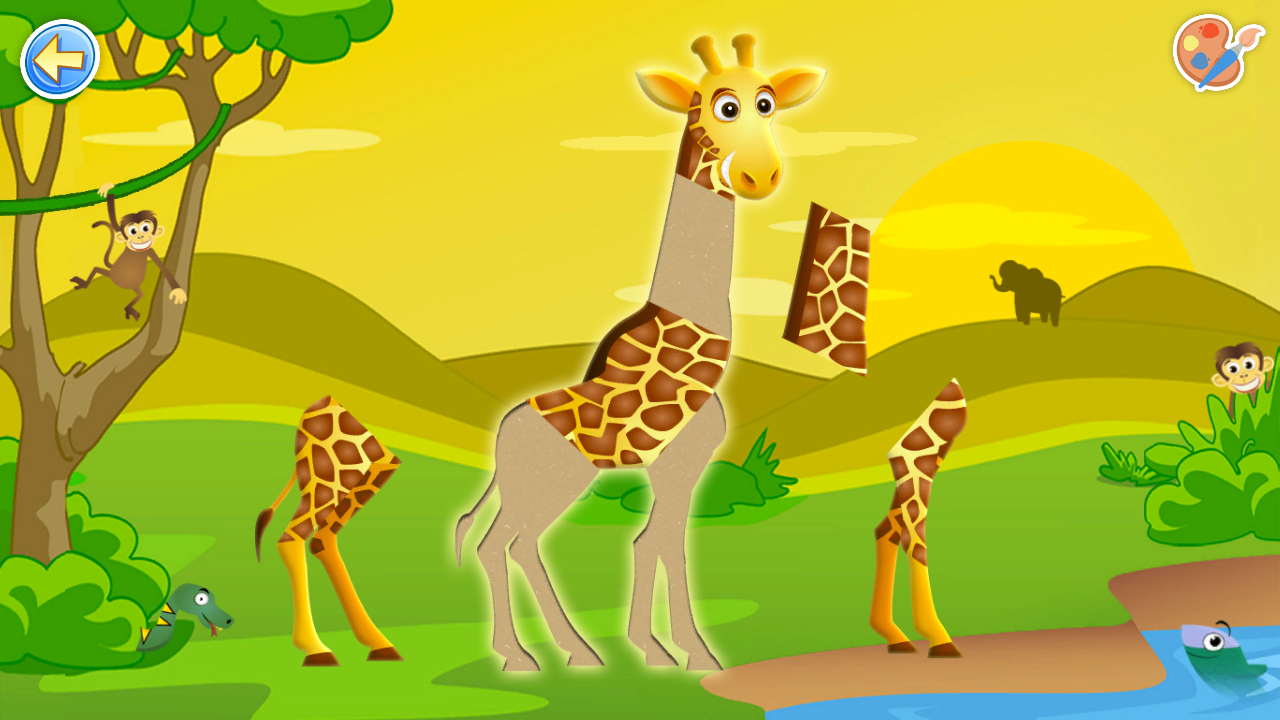 Puzzles &amp; Colors: Games for Kids – Toddler Coloring Book Draw Paint