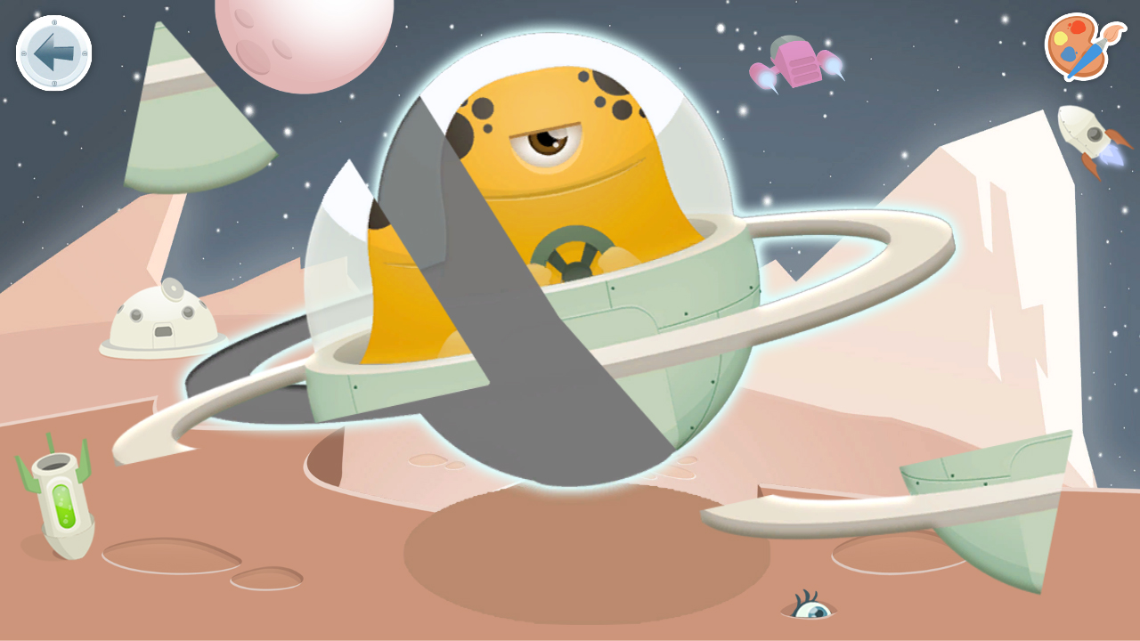 Puzzles &amp; Colors: Games for Kids – Space