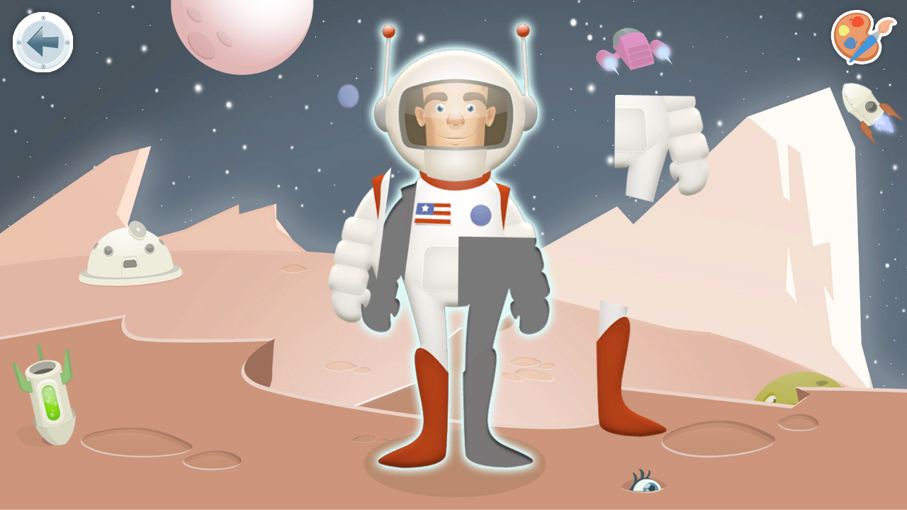 Puzzles &amp; Colors: Games for Kids – Space