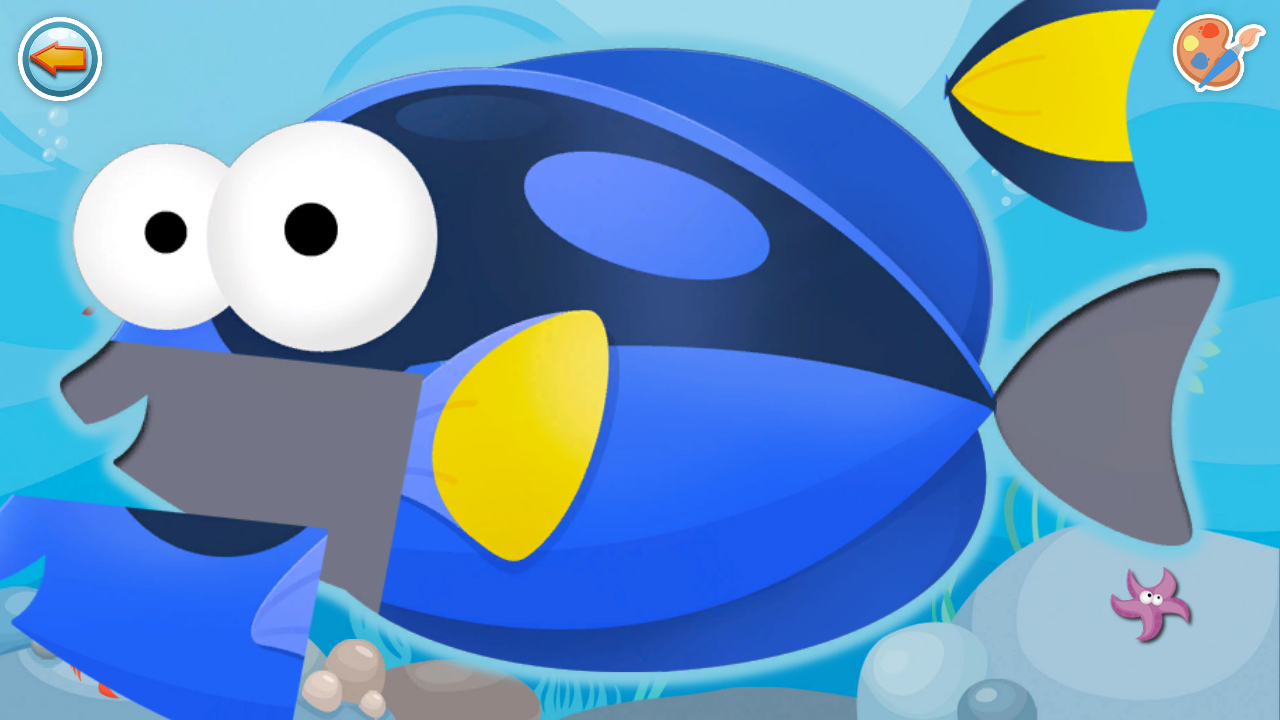 Puzzles &amp; Colors: Games for Kids – Sea Animals