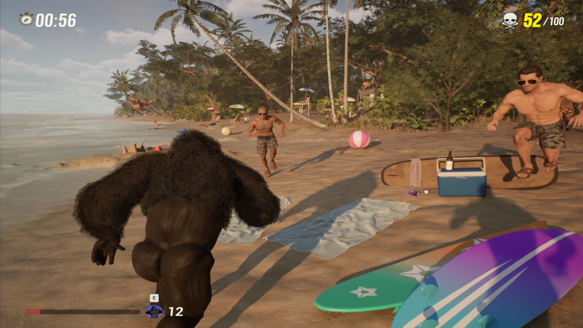 Gorilla Vs 100 Men