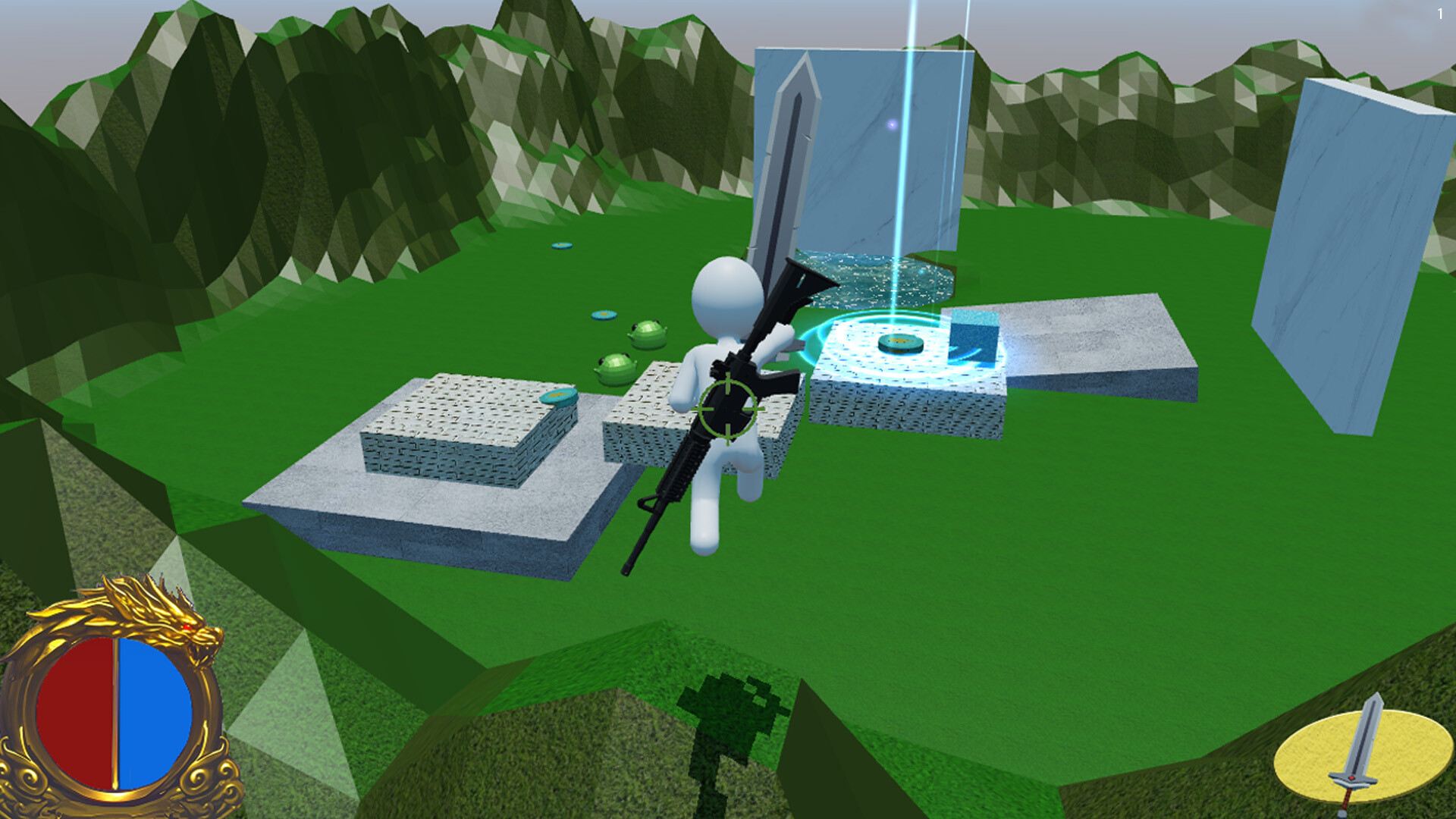 Third-person Shooter and Platform Jumping and Level-based Adventure