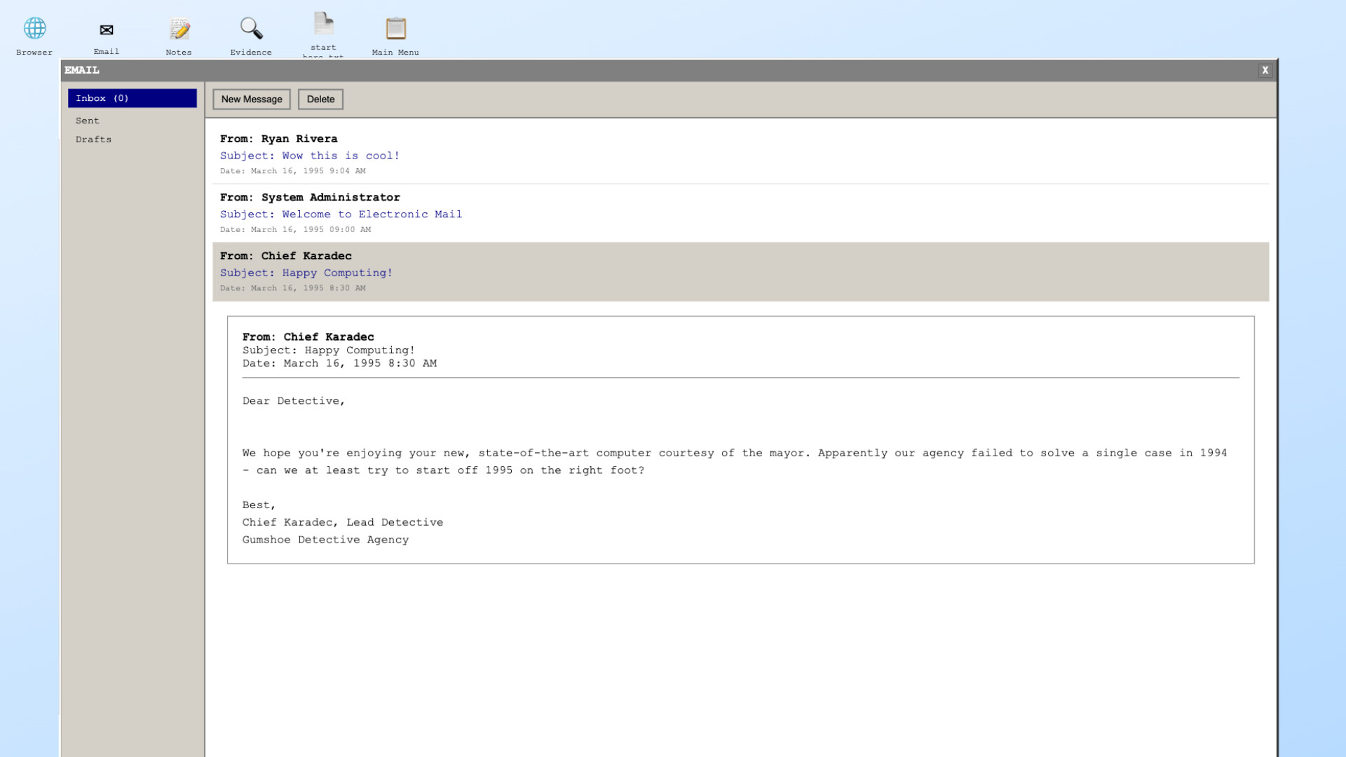 Gumshoe Detective Agency: The First Case