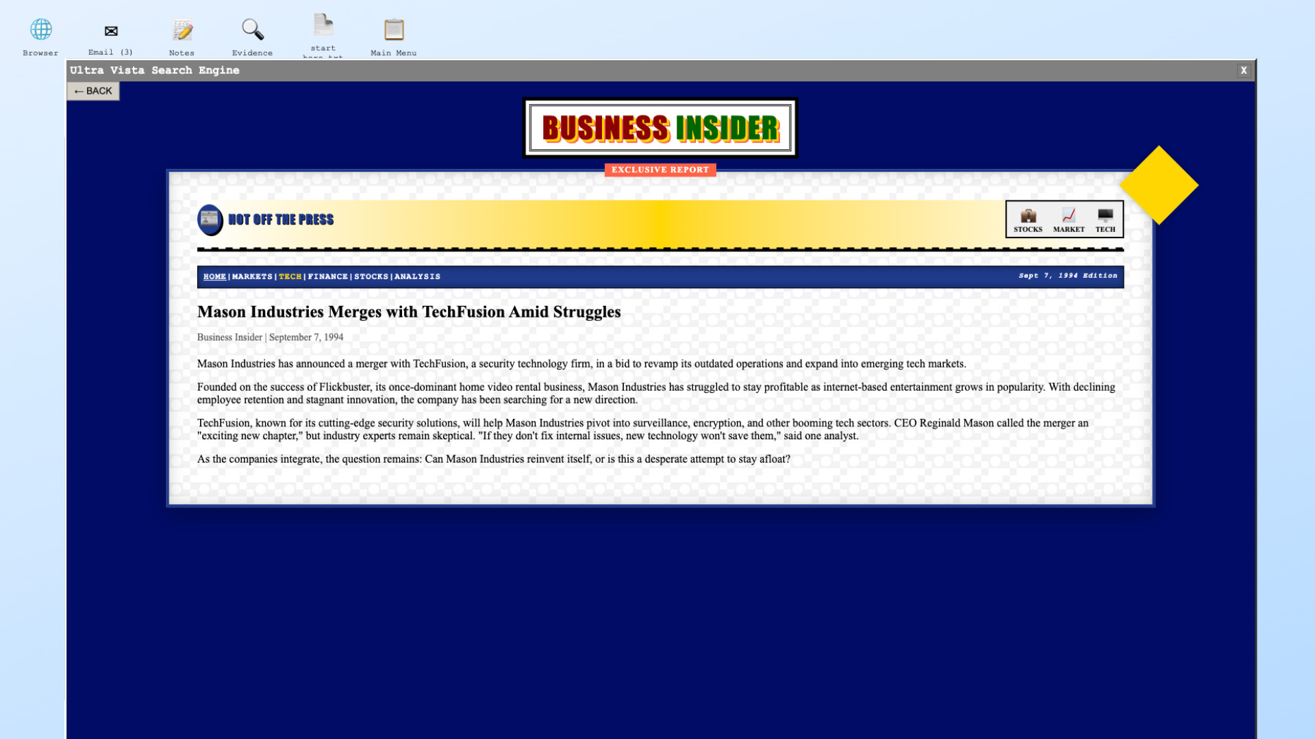 Gumshoe Detective Agency: The First Case