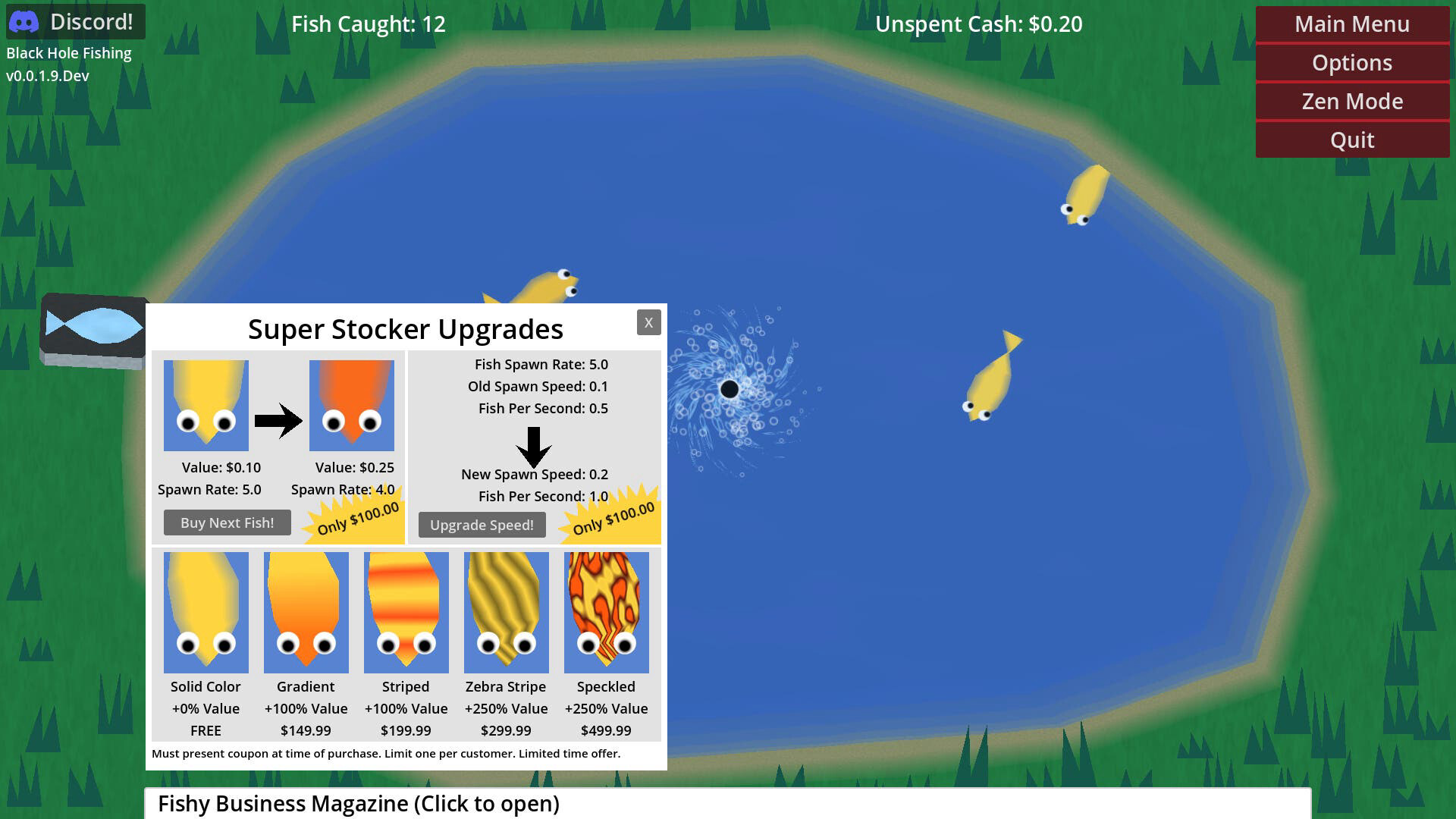 Black Hole Fishing