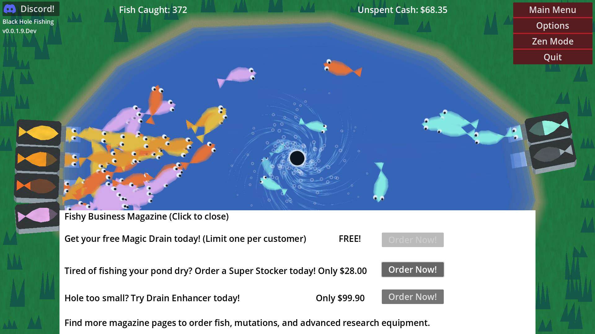 Black Hole Fishing