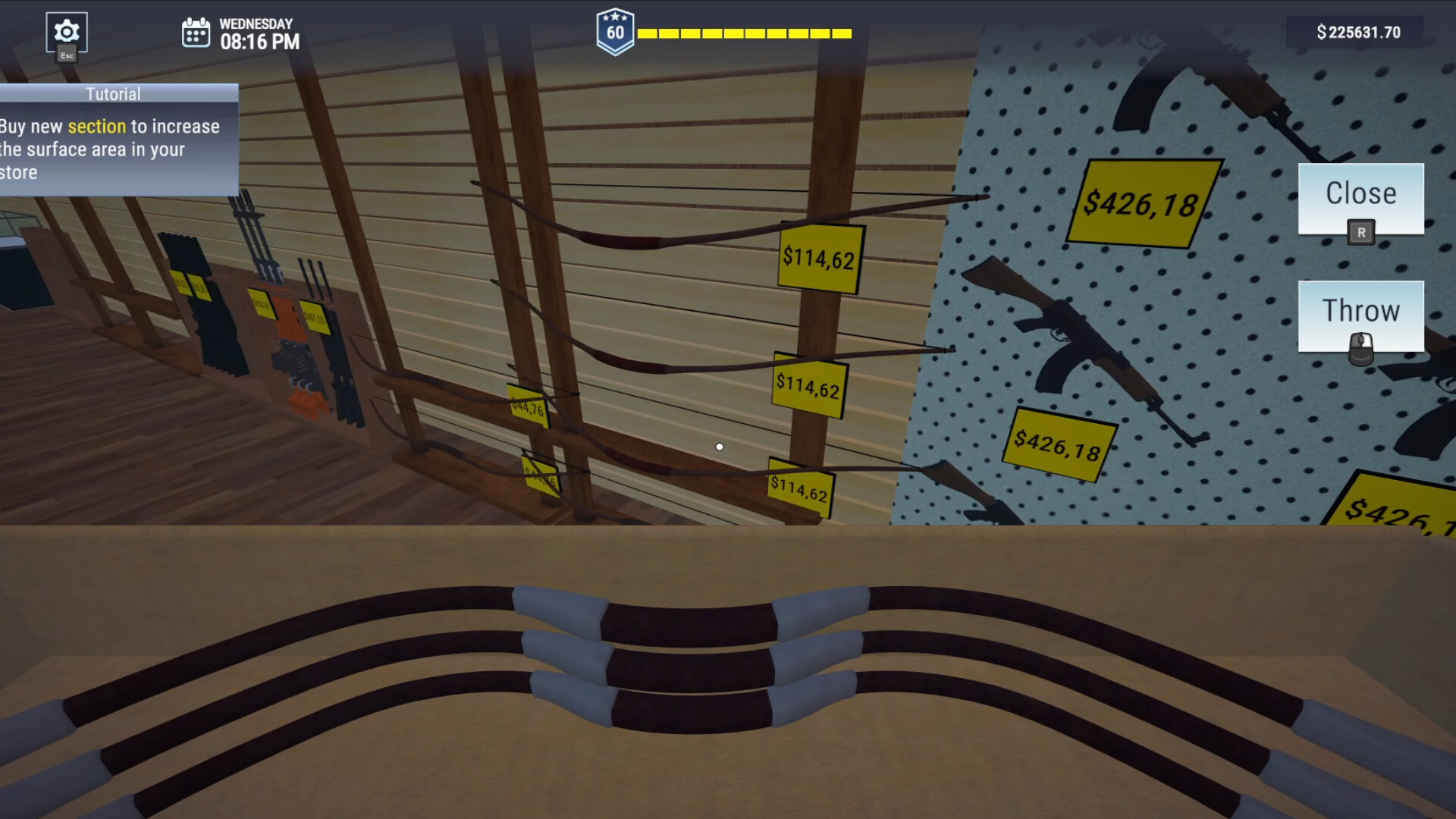 Gun Center Simulator